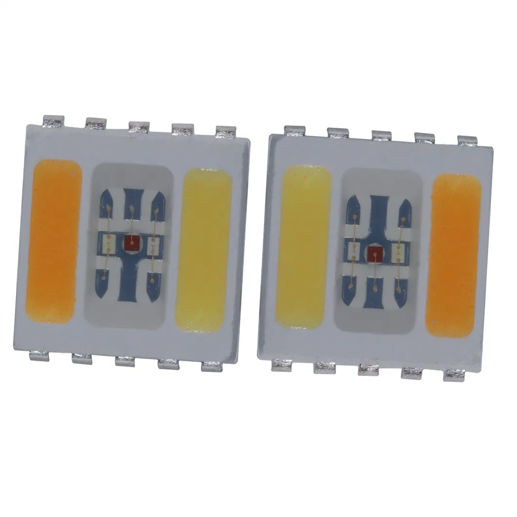 Customized 5050 SMD LED Lamp RGB DOS Color 120 Degree 1W RGBW with IC 5054RGBW