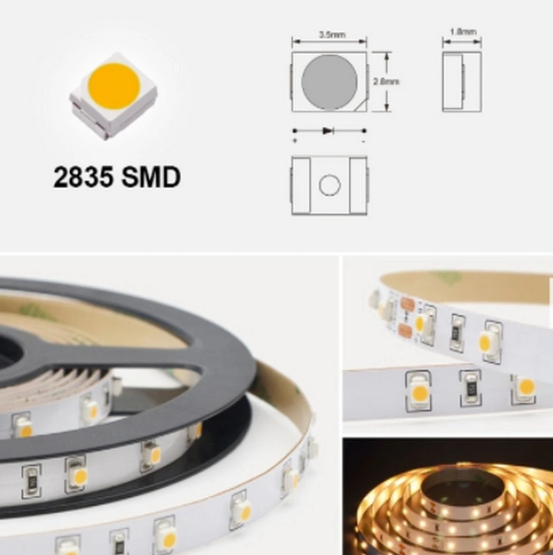 220V High Voltage Anti Glare 2835 LED Strip Light