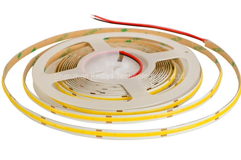 COB LED Strip Dimmable Dual Color 2700~7200K CCT Changeable 24V COB RGB LED Flexible Strip Csp COB LED Strip Light